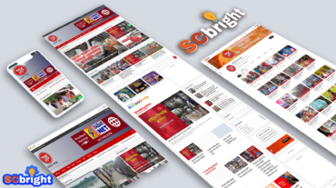 Sabar Khabar Website Mockup made by SCbright